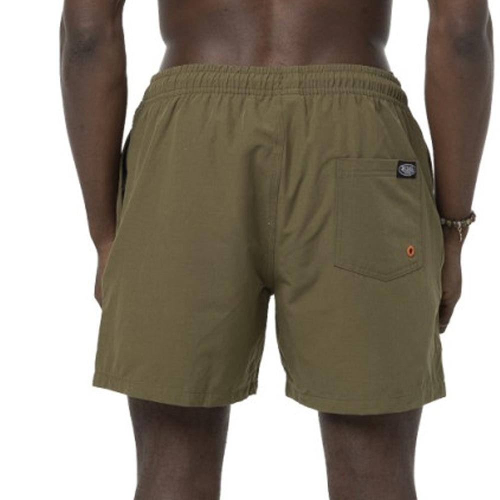 Maillot de bain Kaki/Orange Homme Von Dutch MICK vue 2