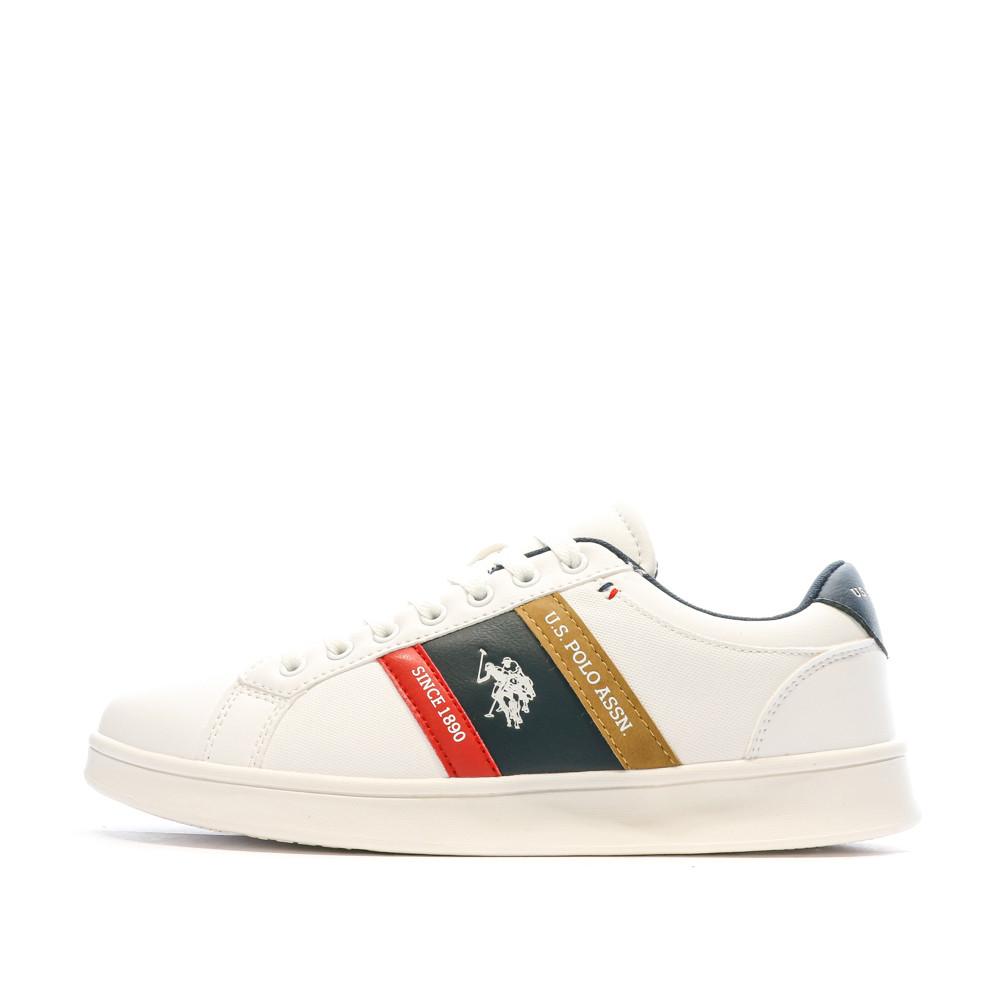Baskets Blanches Homme US Polo ASSN Bosona pas cher
