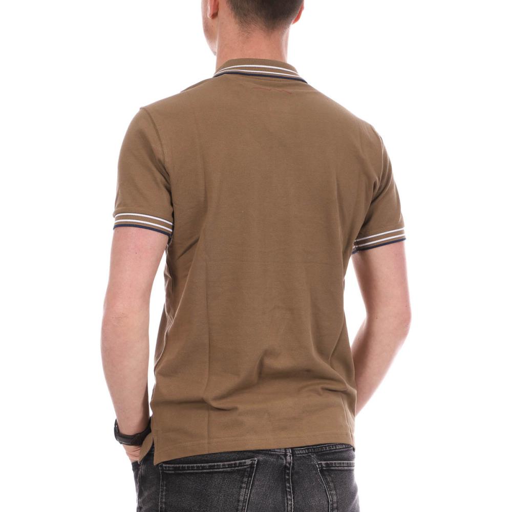 Polo Marron Homme Teddy Smith Pasian vue 2