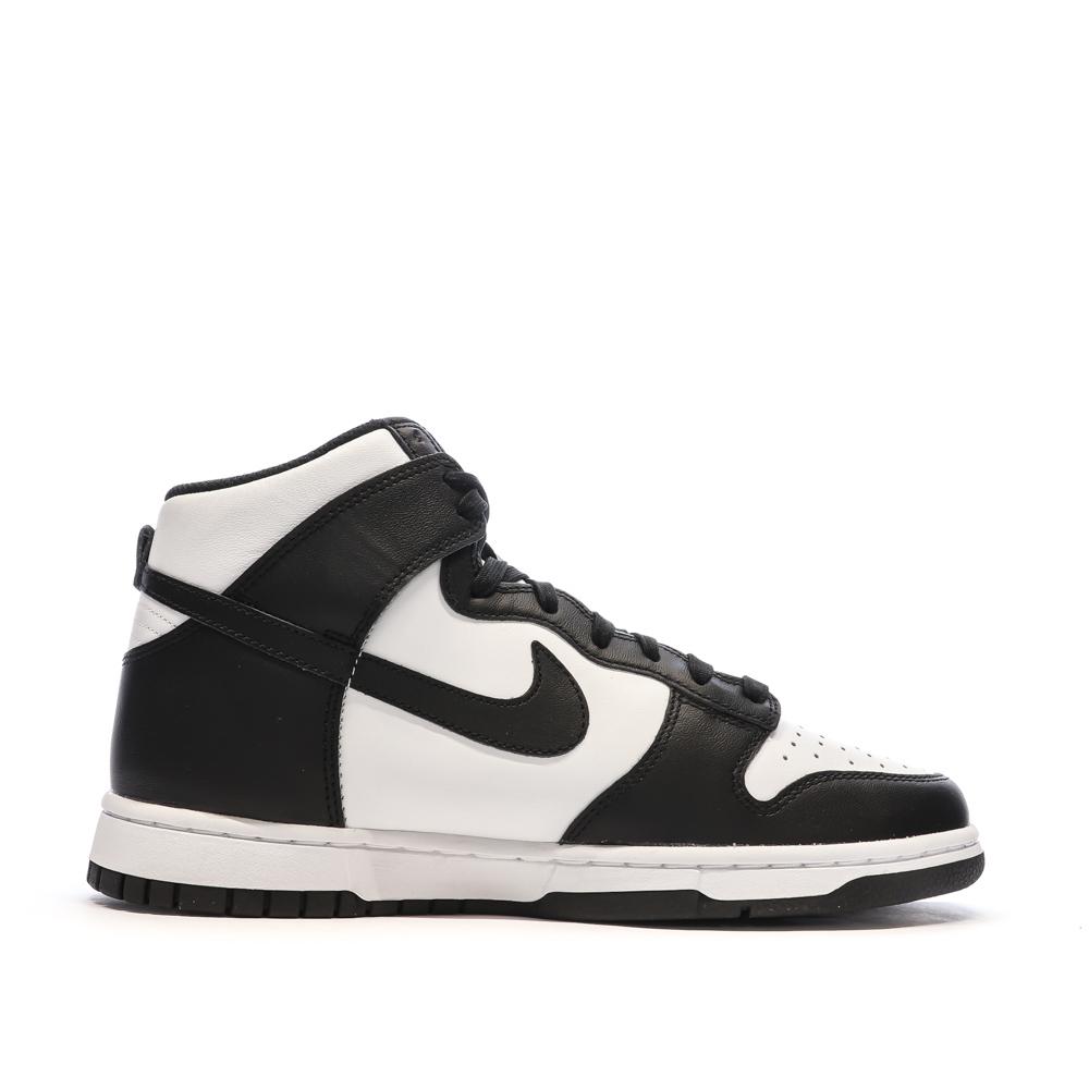Baskets Blanches/Noires Homme Nike Dunk Hi vue 2