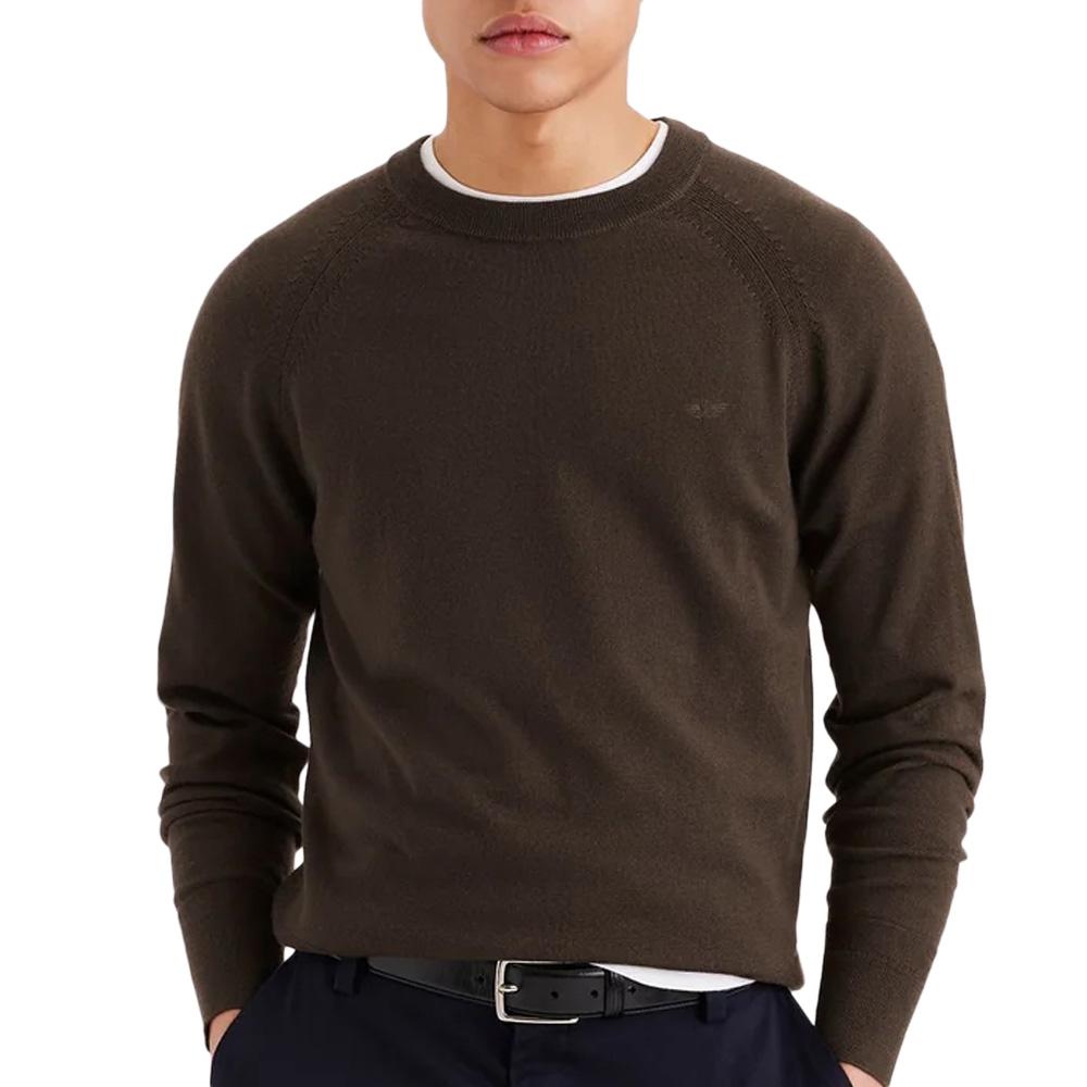Pull Marron Homme Dockers Core Crew pas cher