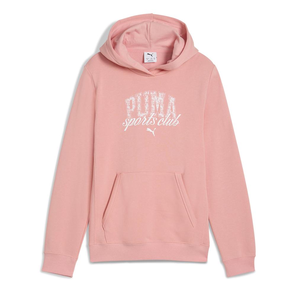 Sweat Rose Fille Puma Class Hoodie Tr pas cher