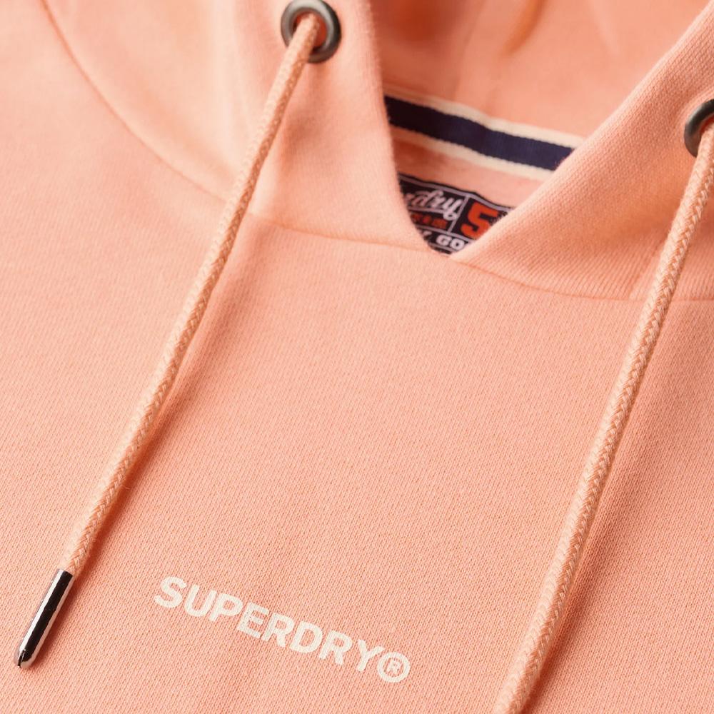 Sweat Corail Femme Superdry Plain Hood vue 2