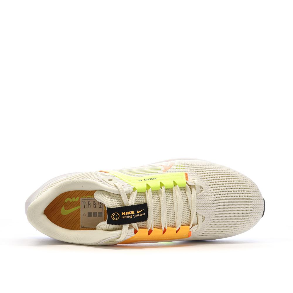 Chaussures de Running Blanc/Jaune Homme Nike Air Zoom Pegasus 40 vue 4