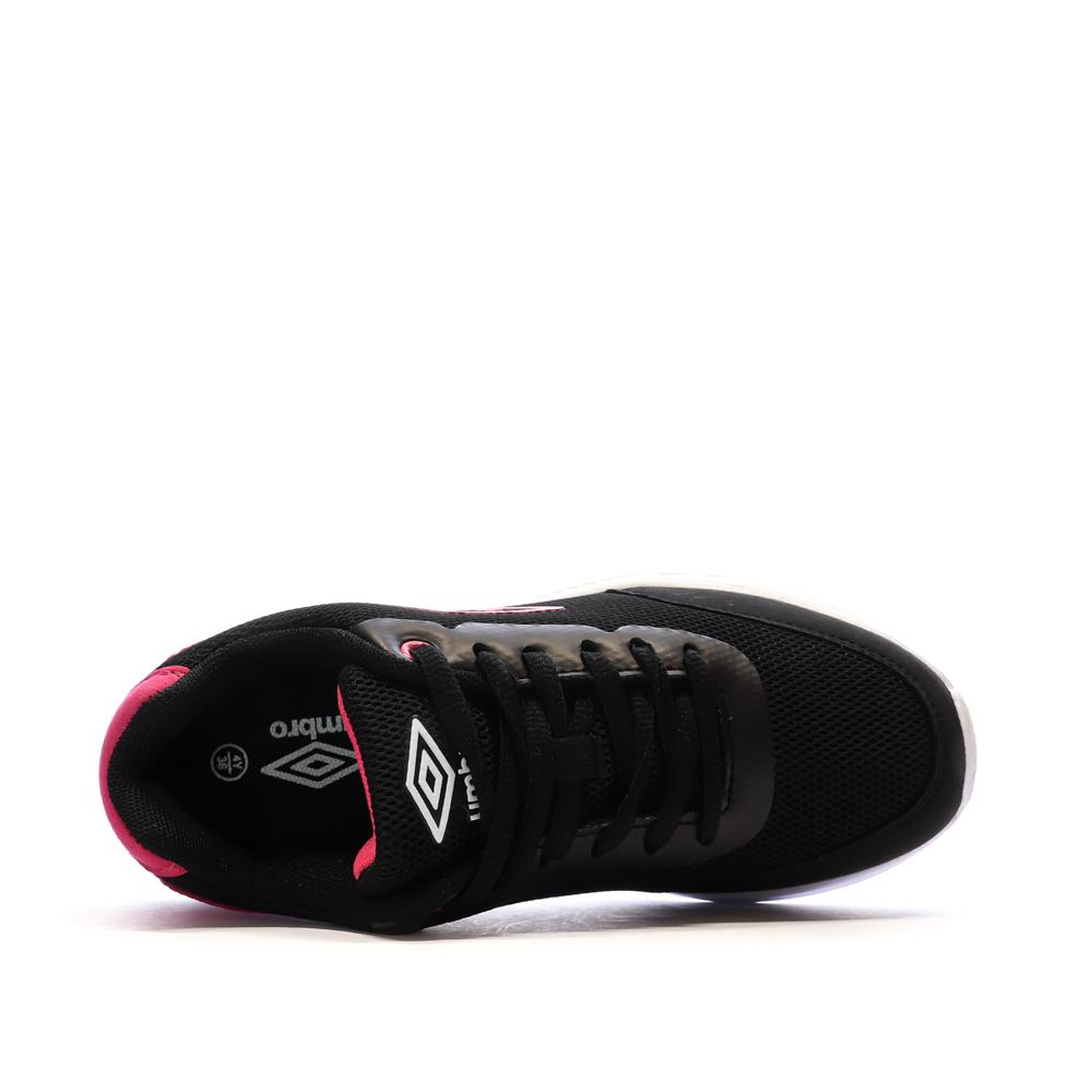 Baskets Noir/Rose Femme Umbro Nateo vue 4