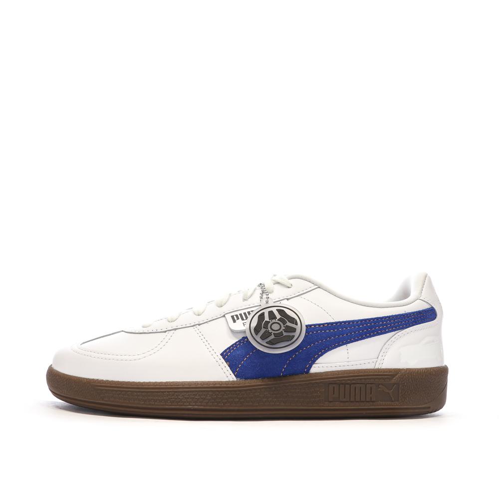 Baskets Blanches/Maron Homme Puma Palermo Rocket League pas cher