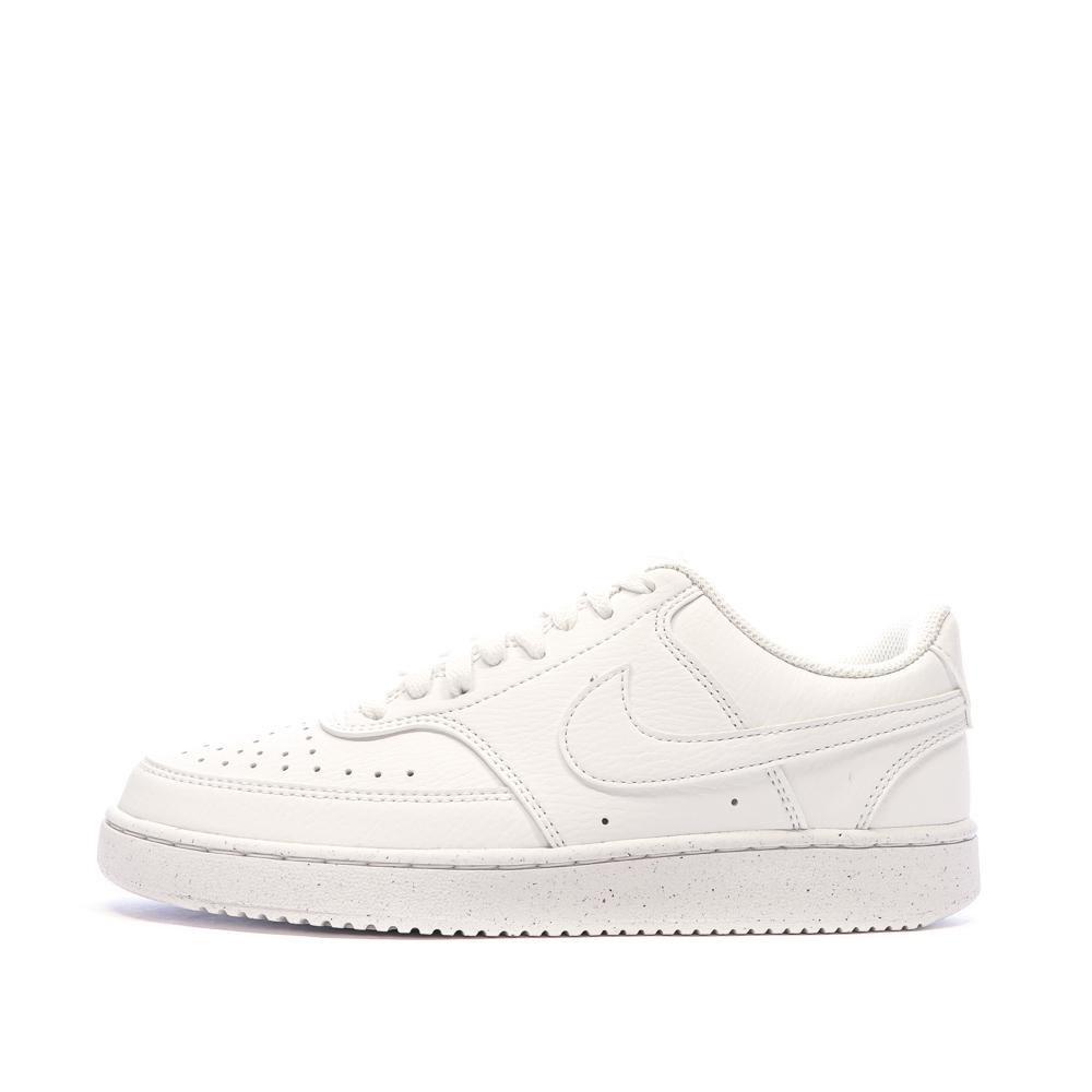 Baskets Blanches Femme Nike Court Vision Lo pas cher