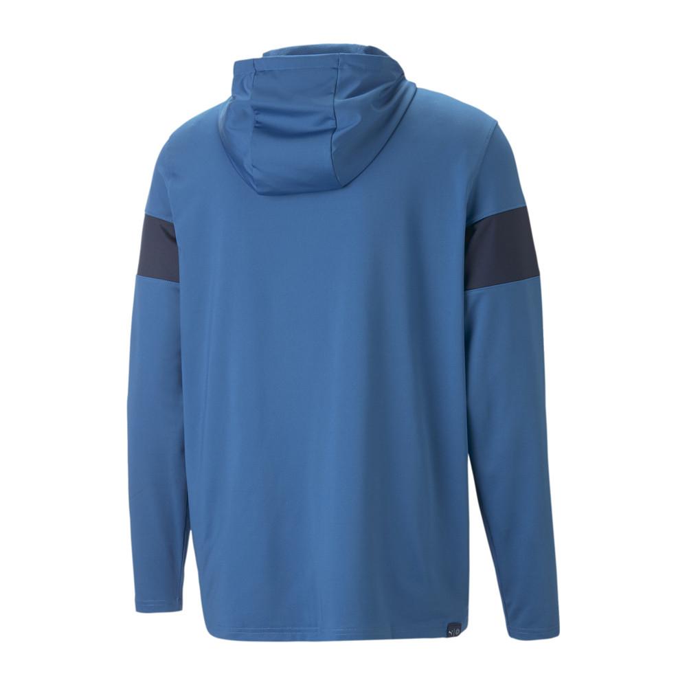 Sweat Bleu HommePuma Colblck vue 2