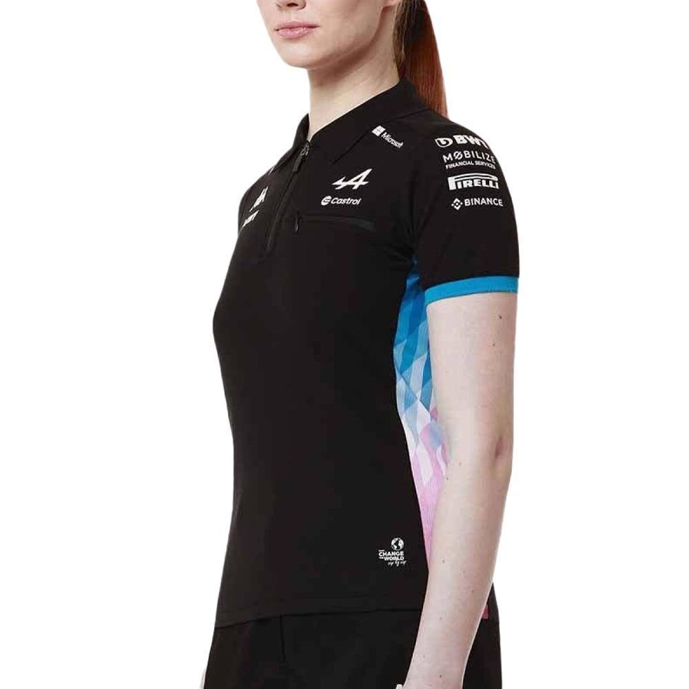 Maillot Blanc/Bleu Femme Kappa Adraw Alpine F1 vue 2