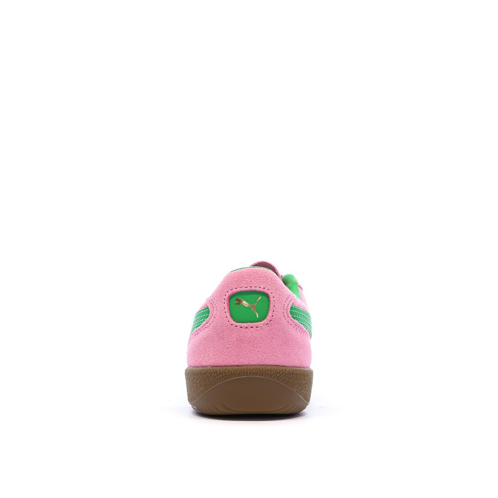 Baskets Rose/Vert Fille Puma Palermo Special PS vue 5