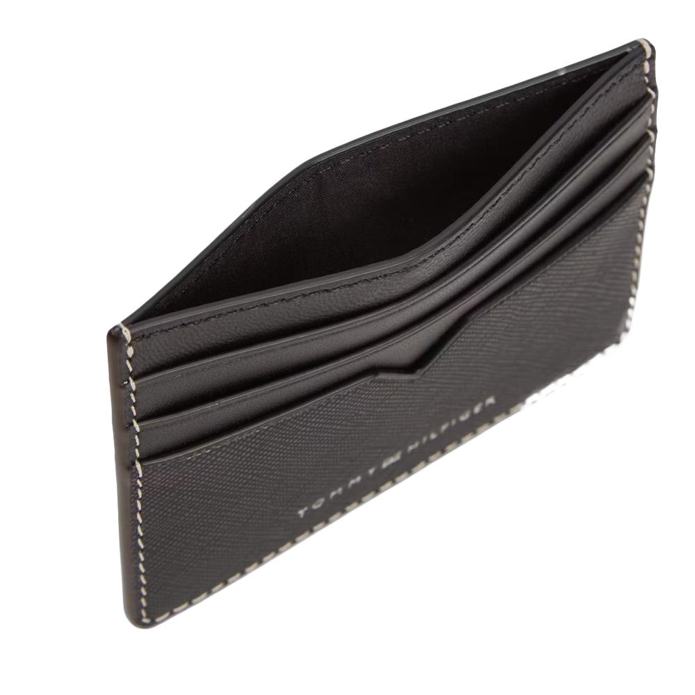 Portefeuille Noir Homme Tommy Hilfiger Saffianos0 vue 2