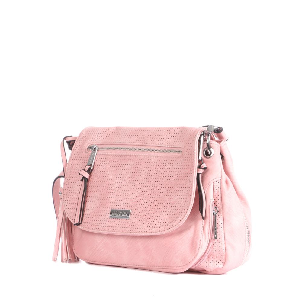 Sac Bandoulière Rose Femme Georges Rech Norman vue 3