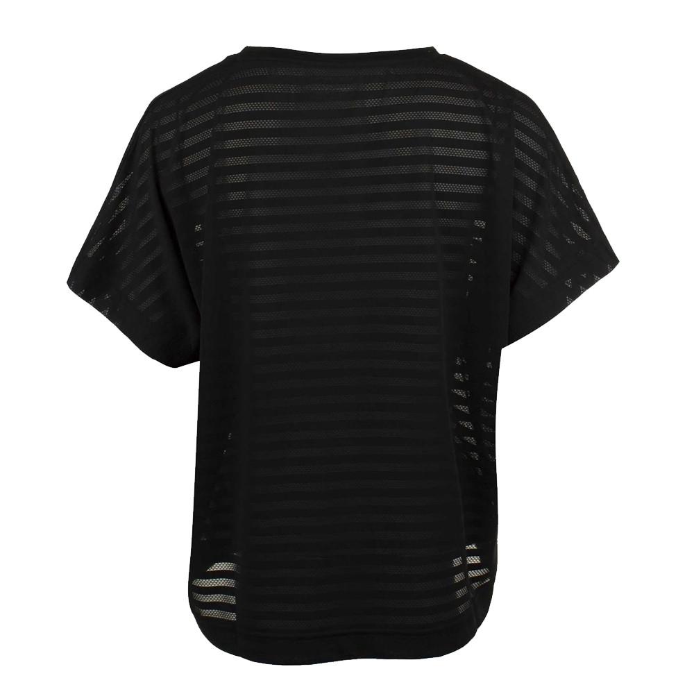 T-shirt Noir Femme Kappa Logo Yamilu vue 2