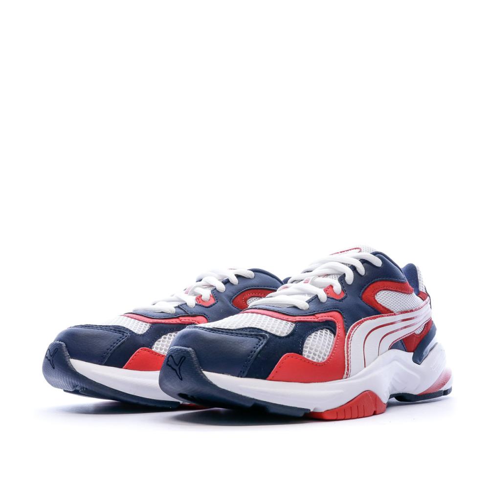 Baskets Marine/Blanc/Rouge Homme Puma SUPR vue 6