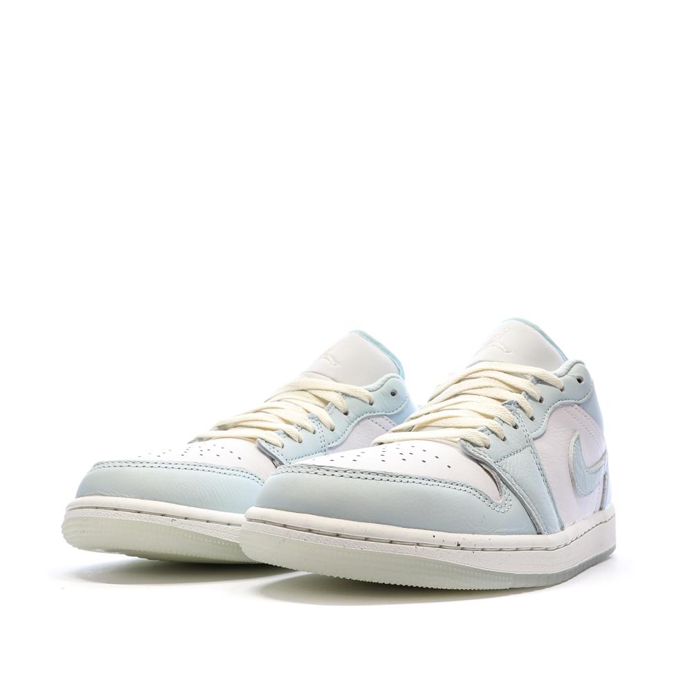 Baskets Bleu Clair/Écru Homme Nike Air Jordan 1 Low vue 6