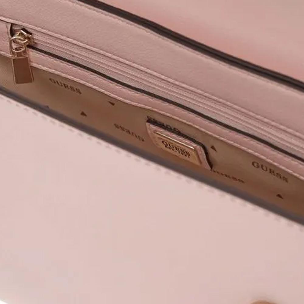Sac à Bandoulière Rose Femme Guess Lefia vue 3