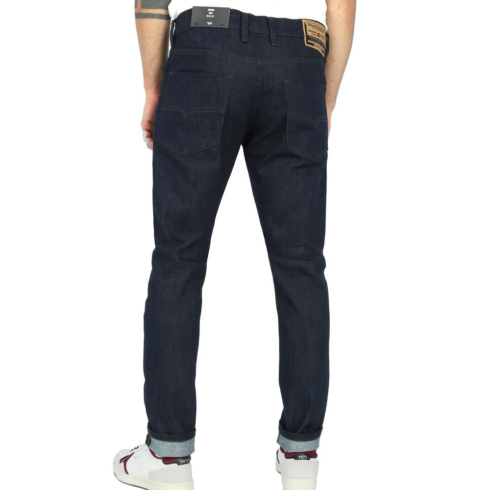 Jean Slim Bleu Brut Homme Diesel Tepphar67 vue 2