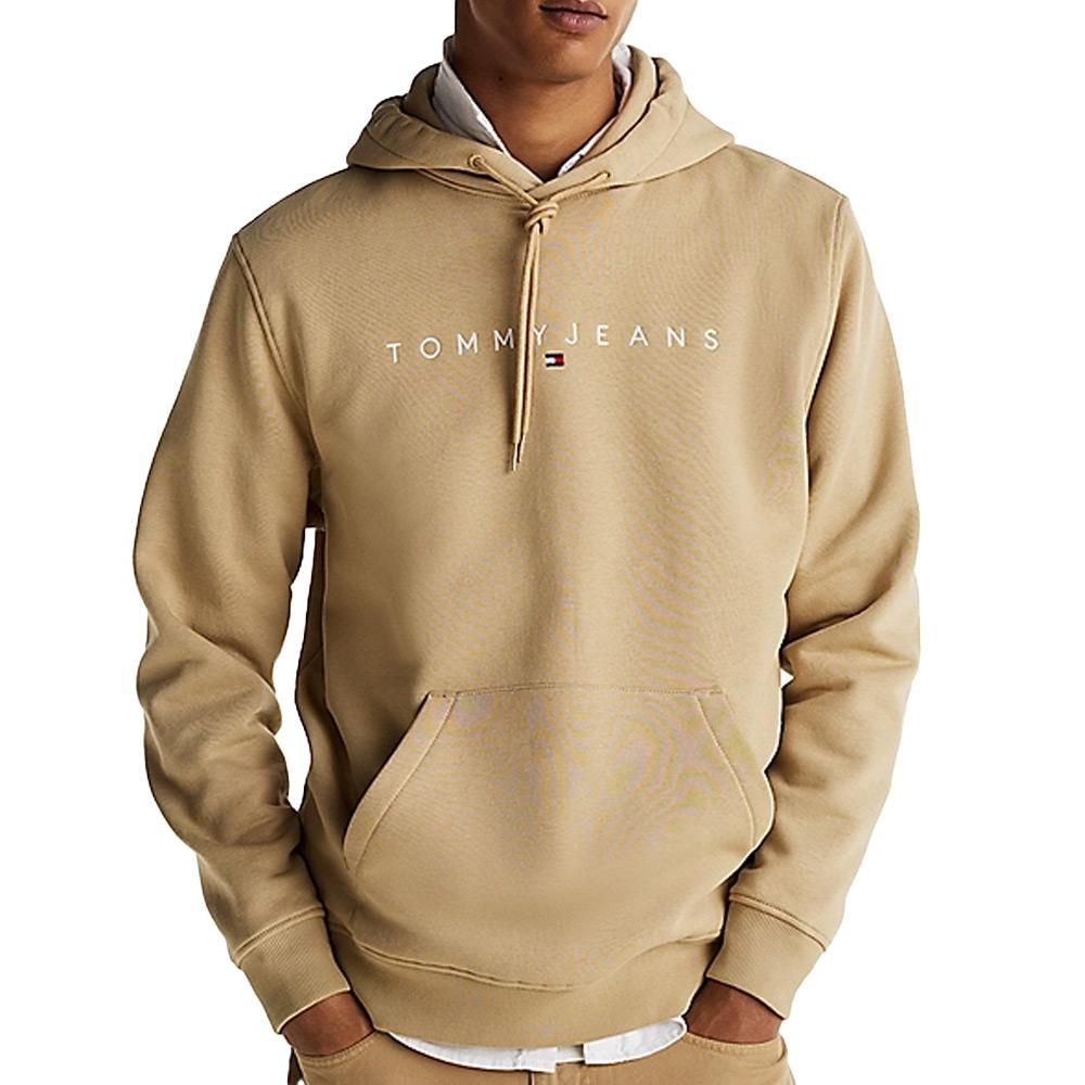 Sweat Beige Homme Tommy Hilfiger Washed pas cher