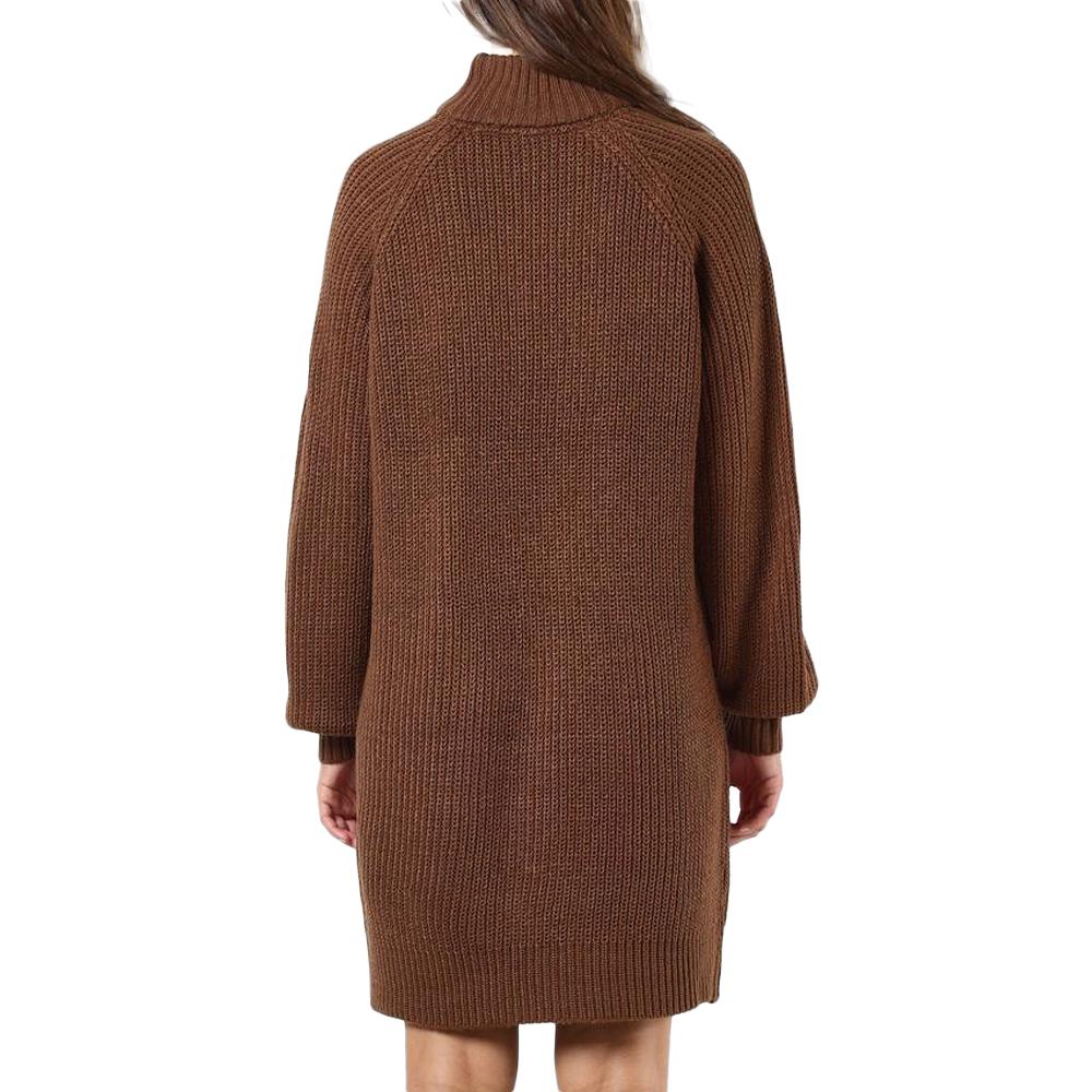 Robe Pull en Maille Marron Femme Noisy May Timmy vue 2