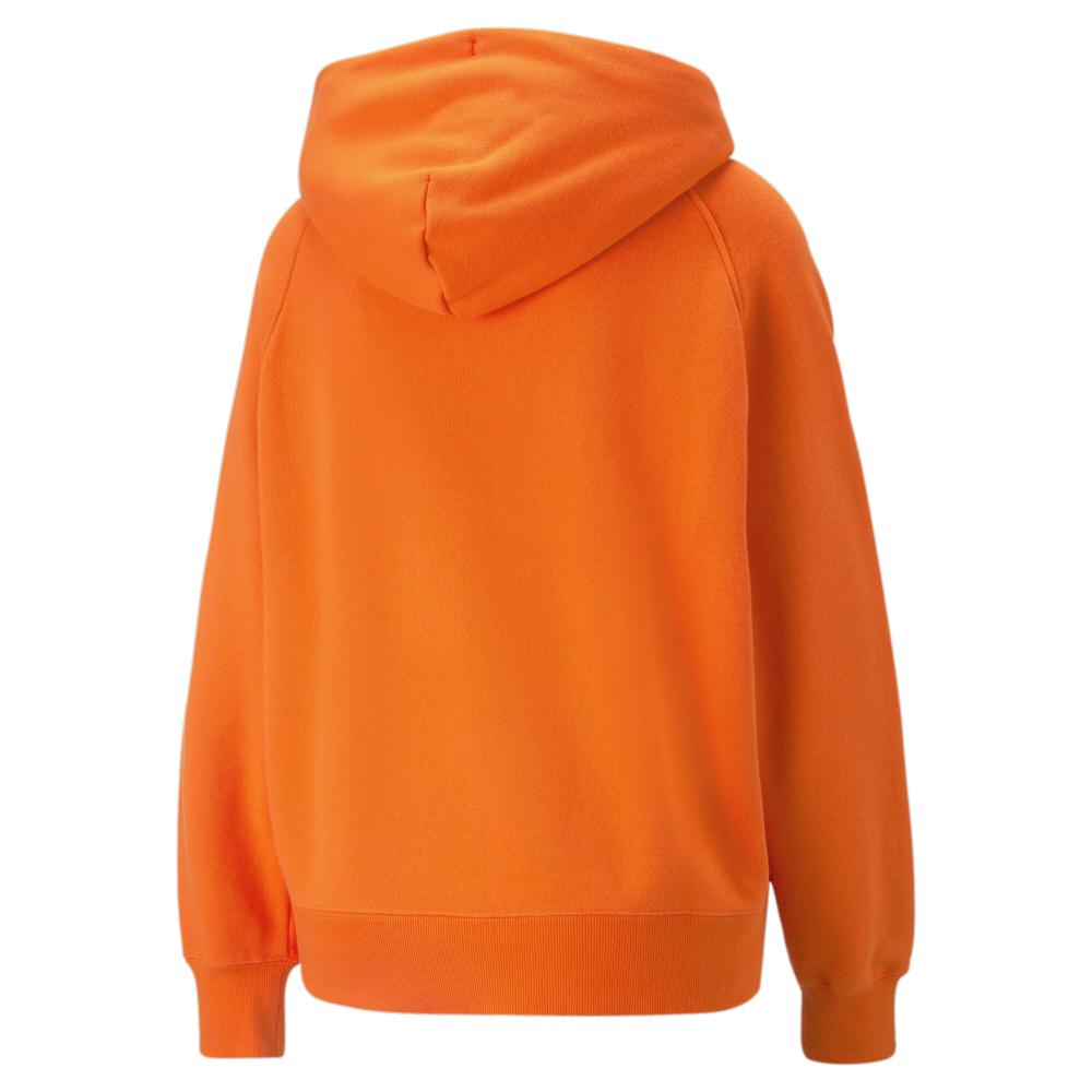 Sweat à Capuche Orange Femme Puma Infuse vue 2