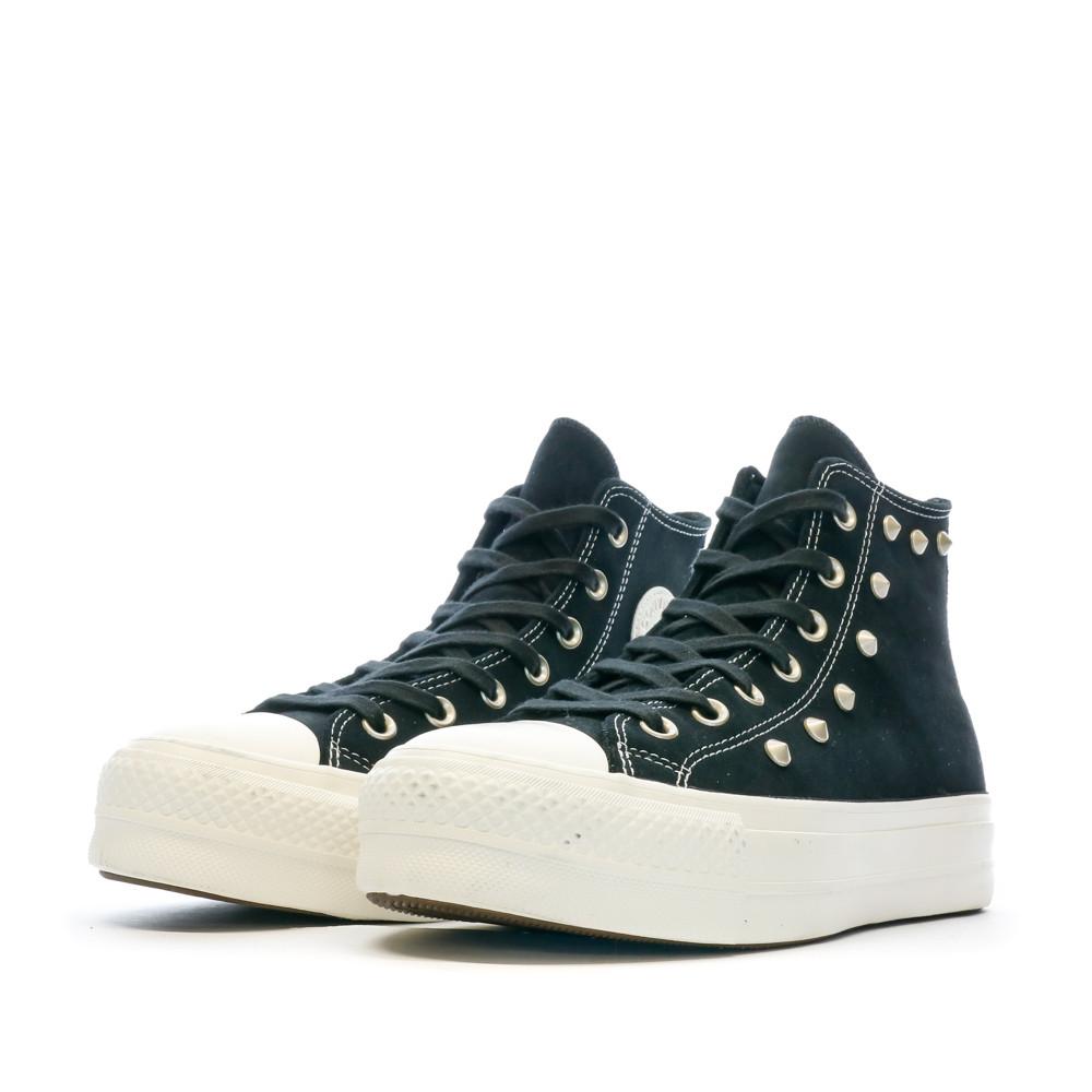 Baskets Noires Femme Converse Ctas Lift vue 6