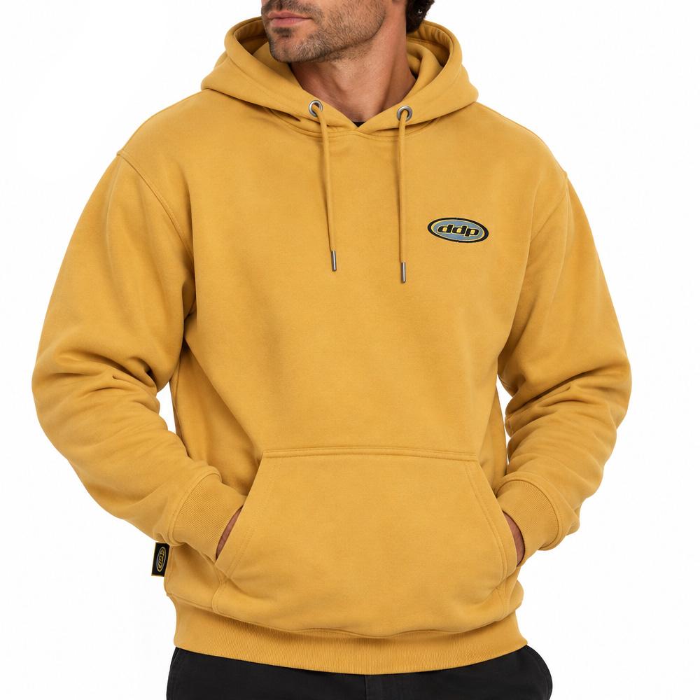 Sweat à Capuche Jaune Homme DDP 1DD pas cher