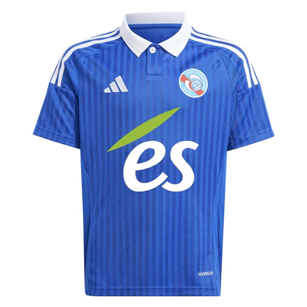 RC Strasbourg Maillot Réplica Domicile Bleu Junior Adidas 24/25 affordable