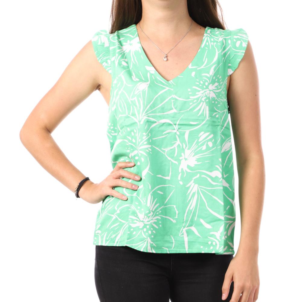 T-Shirt Vert Femme Only Alma Life pas cher
