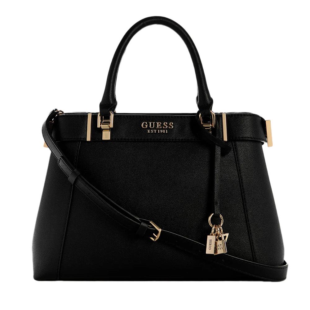 Sac à Bandoulière Noir Femme Noir Guess Anadela pas cher