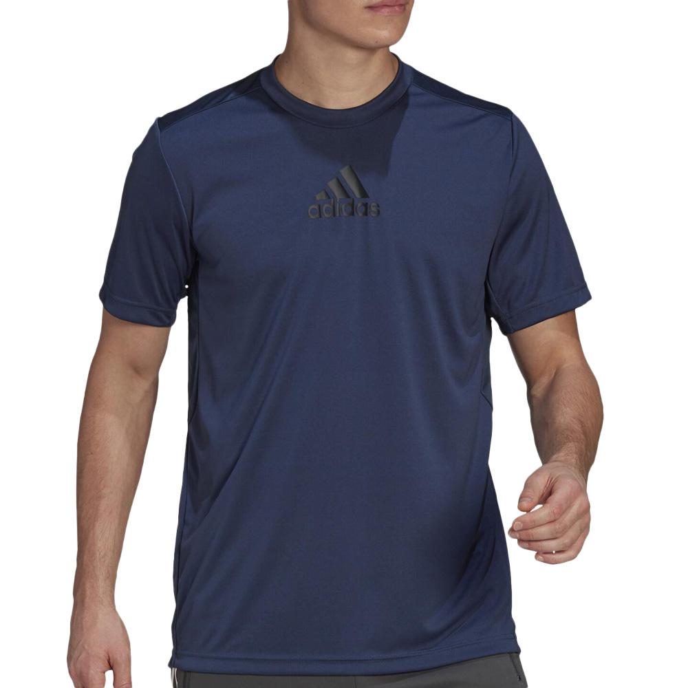 T-Shirt Marine Homme Adidas GM2129 vue 2