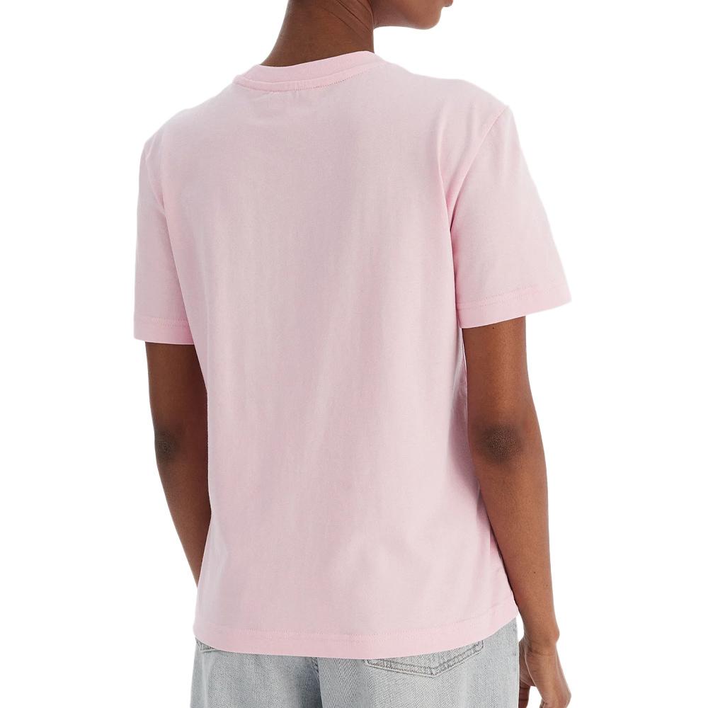 T-Shirt Rose Femme Calvin Klein Jeans LV147C857G vue 2