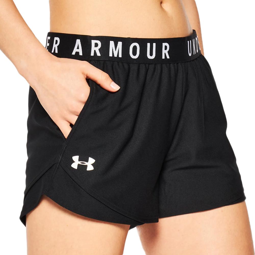 Short Noir/Blanc Femme Under Armour Ua Play Up 3.0 pas cher