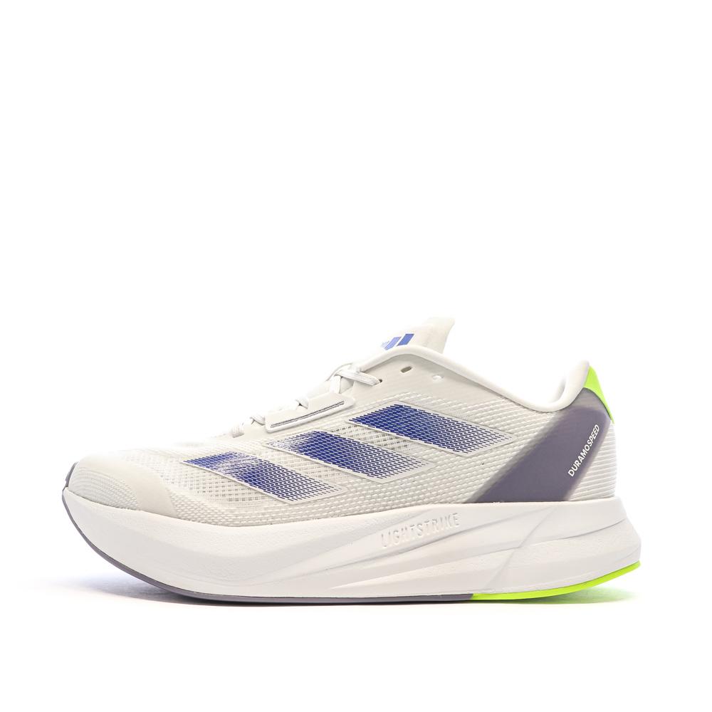 Chaussures de running Blanche/Bleu Homme Adidas Duramo pas cher
