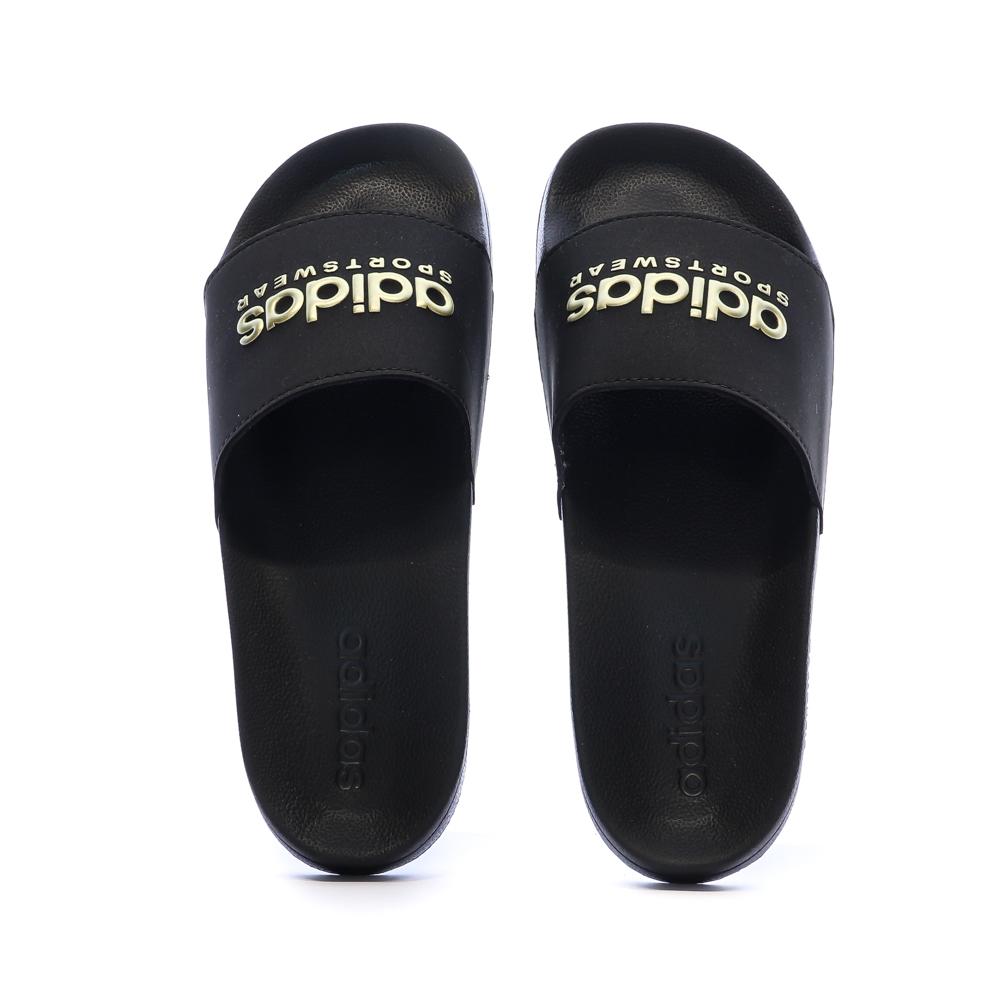 Claquette Noires Adidas Mixte Adilette Shower vue 3