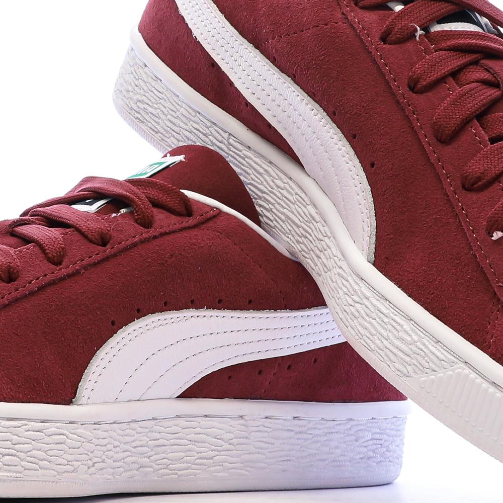 Zapatillas Puma Suede Classic rojas para hombre ver 7