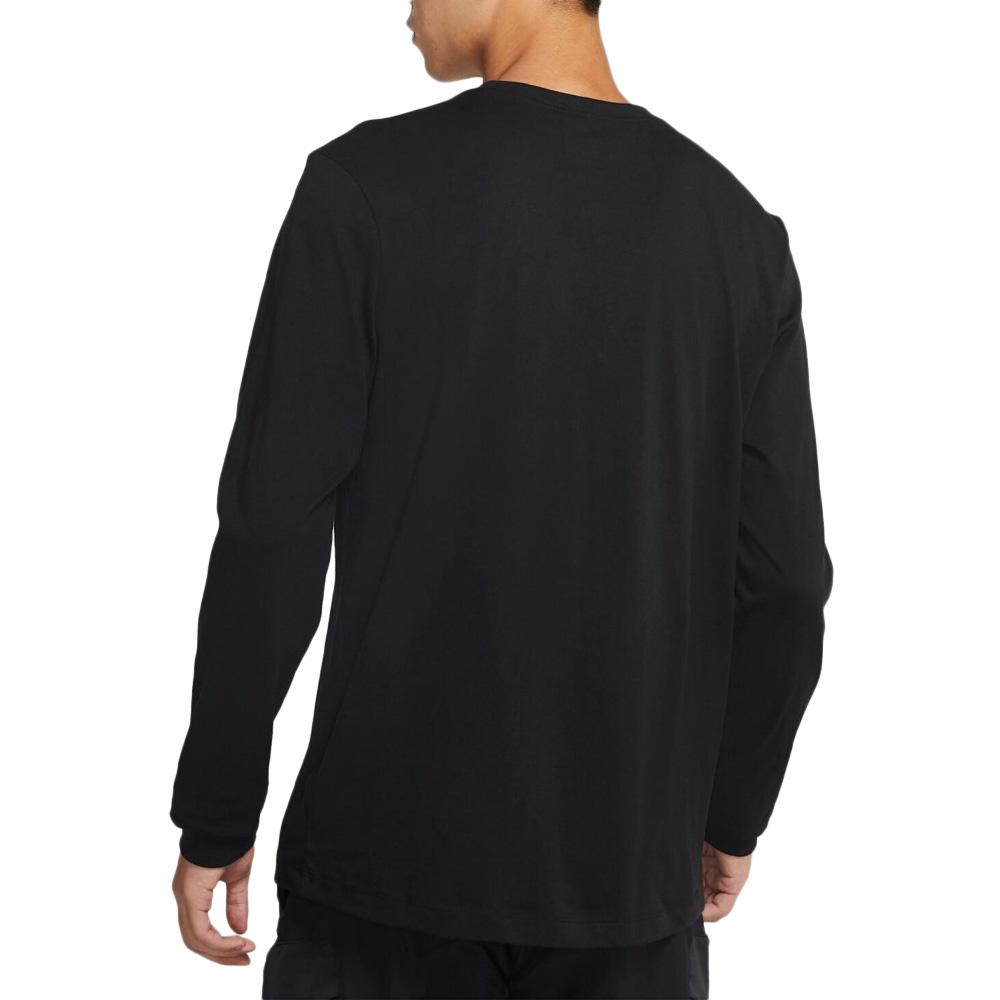 T-shirts Manches Longues Noir Homme Nike Club Tee vue 2