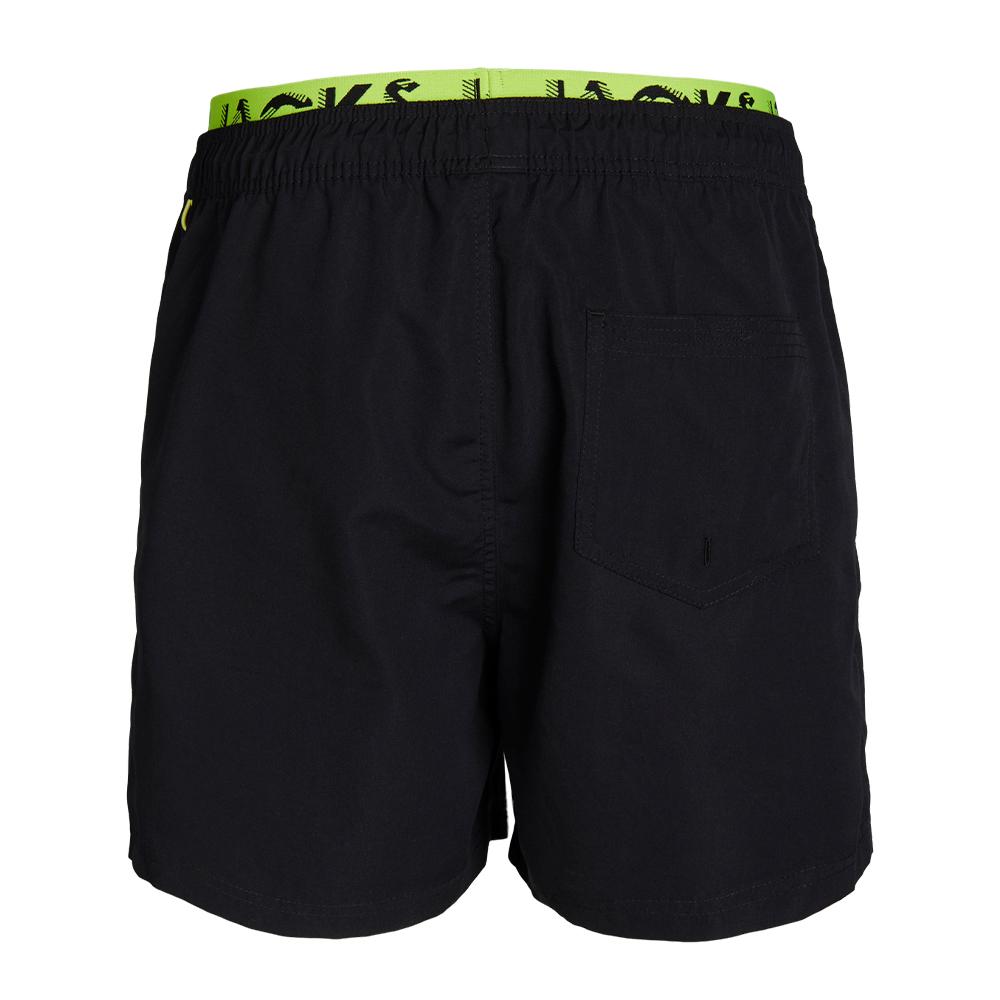 Short de bain Noir Garçon Jack & Jones Neon vue 2