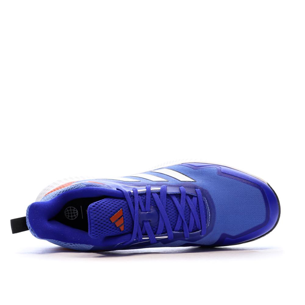 Chaussures de Tennis Bleues Homme Adidas Defiant Speed vue 4
