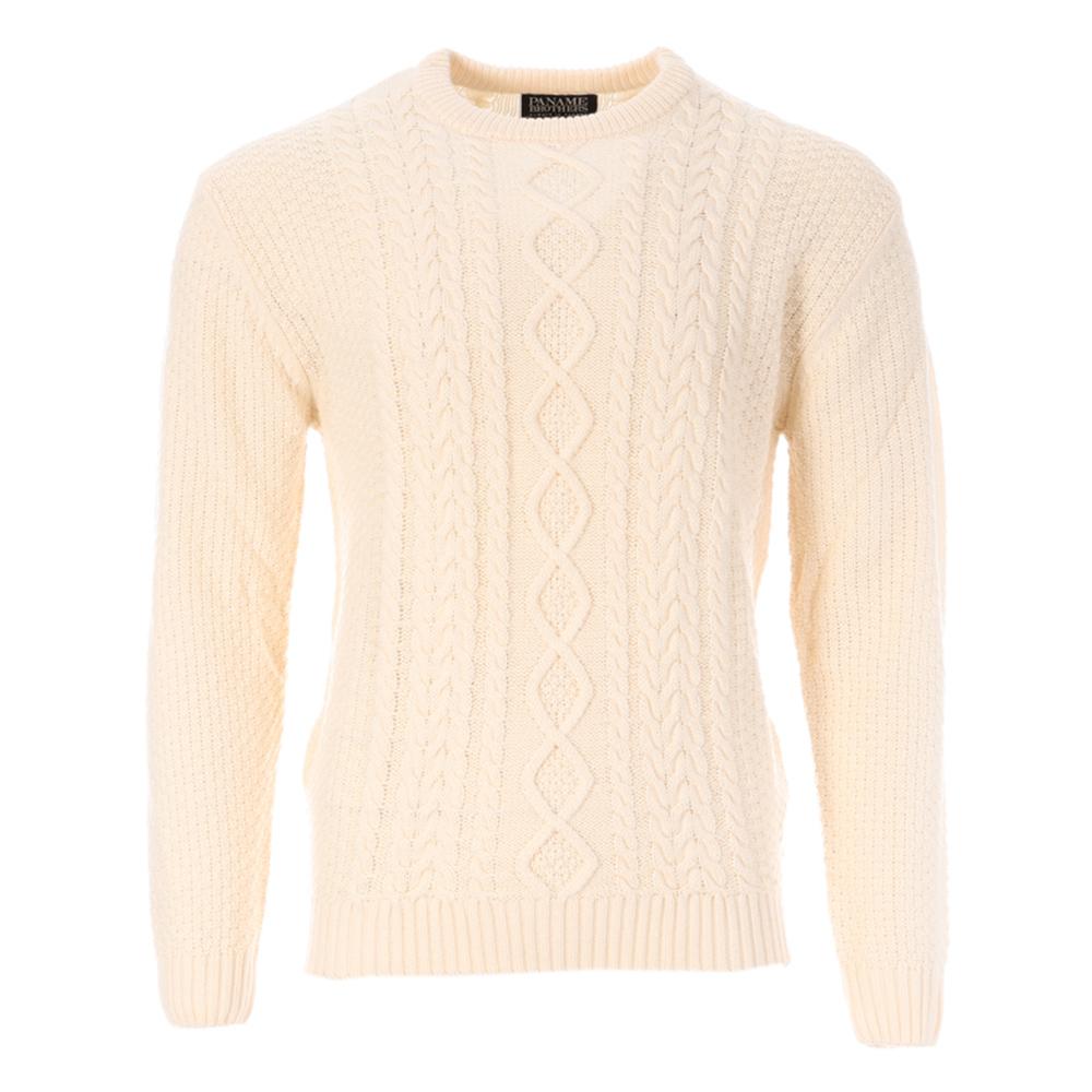 Pull Écru Homme Paname Brothers Irlandais pas cher