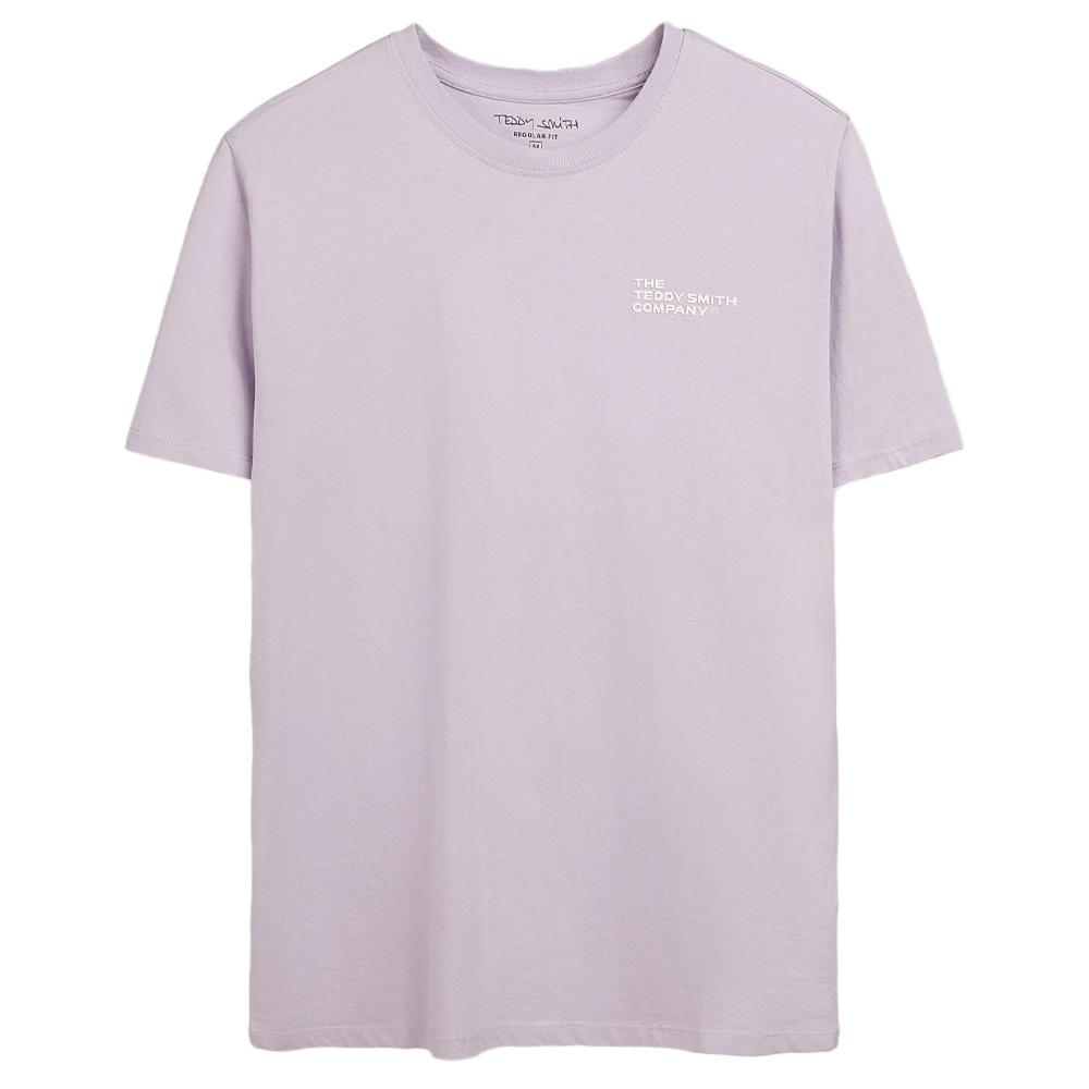 T-Shirt Mauve Garçon Teddy Smith Company pas cher