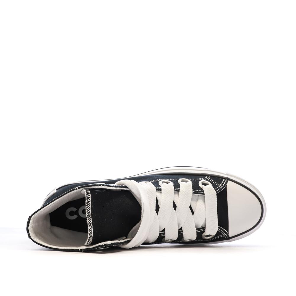 Baskets Noires Femme Converse All Star Lift Platform Sketch vue 4