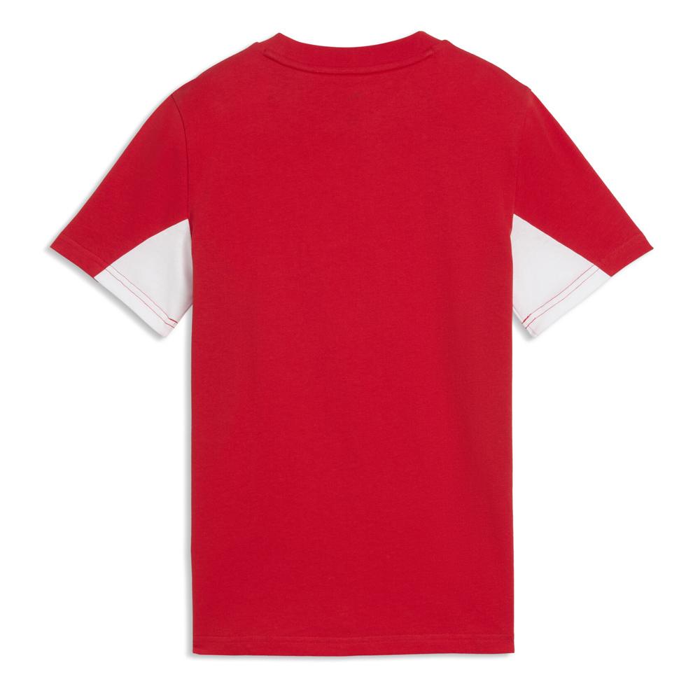 T-Shirt Rouge Garçon Puma Ess Block vue 2