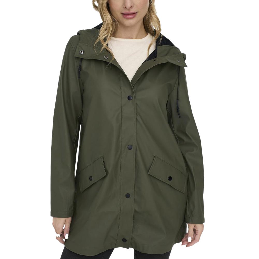 Veste imperméable Kaki Femme Only Elisa vue 2