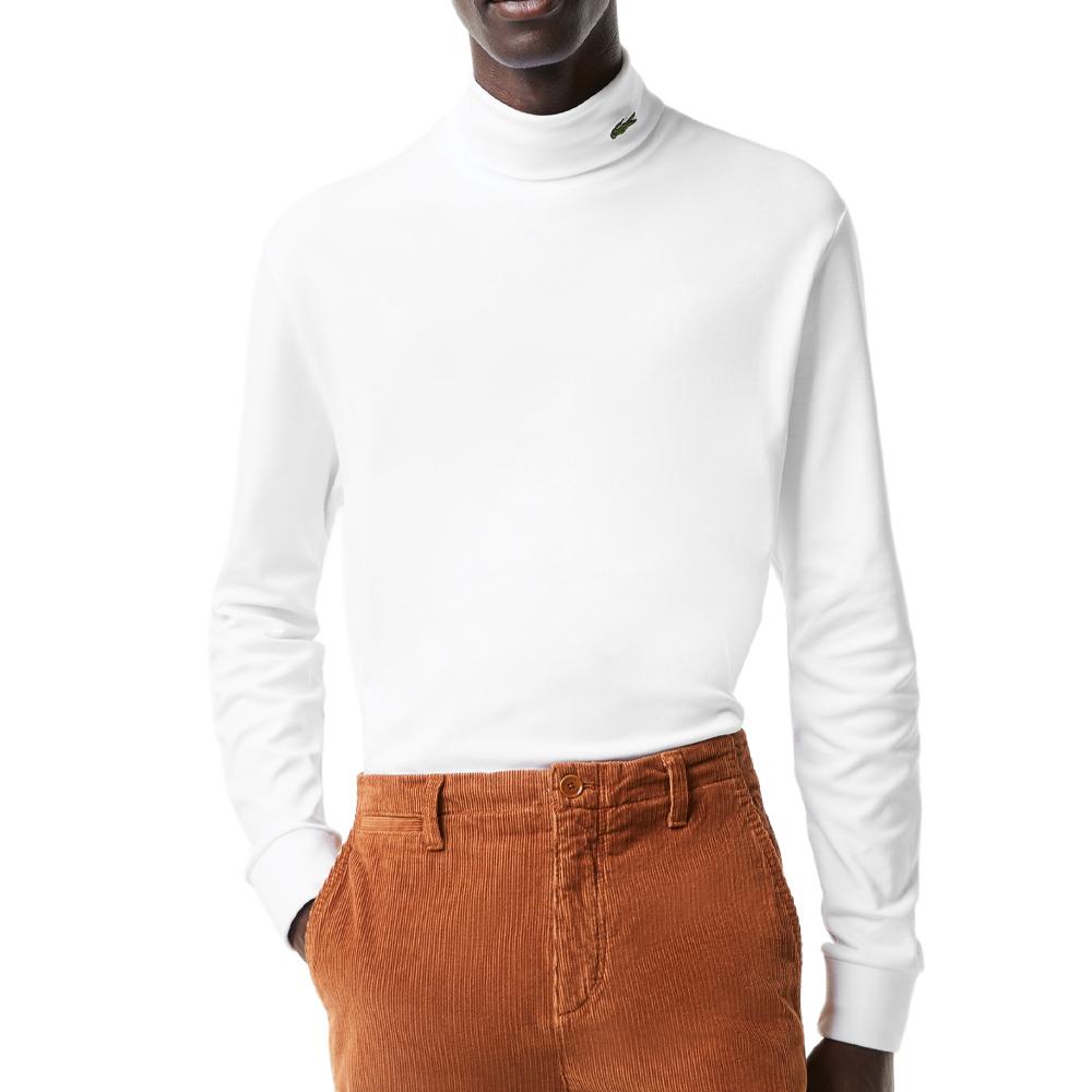 T-Shirt Blanc Homme Lacoste UH0223 pas cher