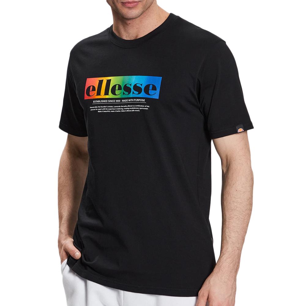 T-shirt Noir Homme Ellesse Allegrio pas cher