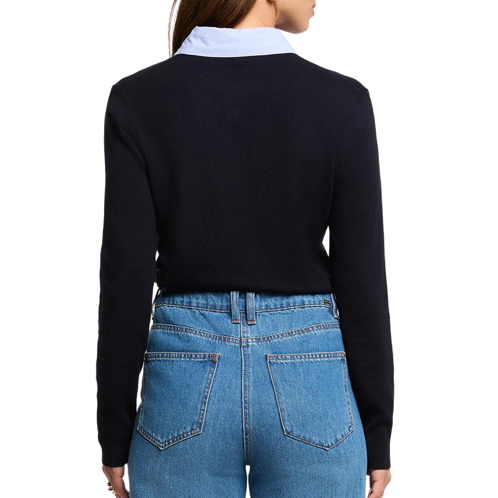 Pull Marine Femme Morgan MVIKOU vue 2