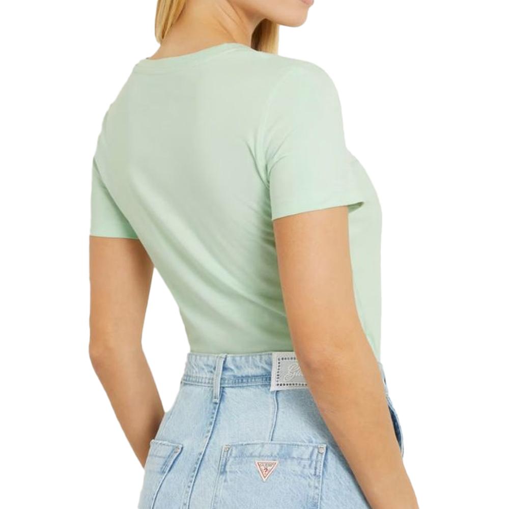 T-shirt Vert Femme Guess GW4GI31I3Z14 vue 2