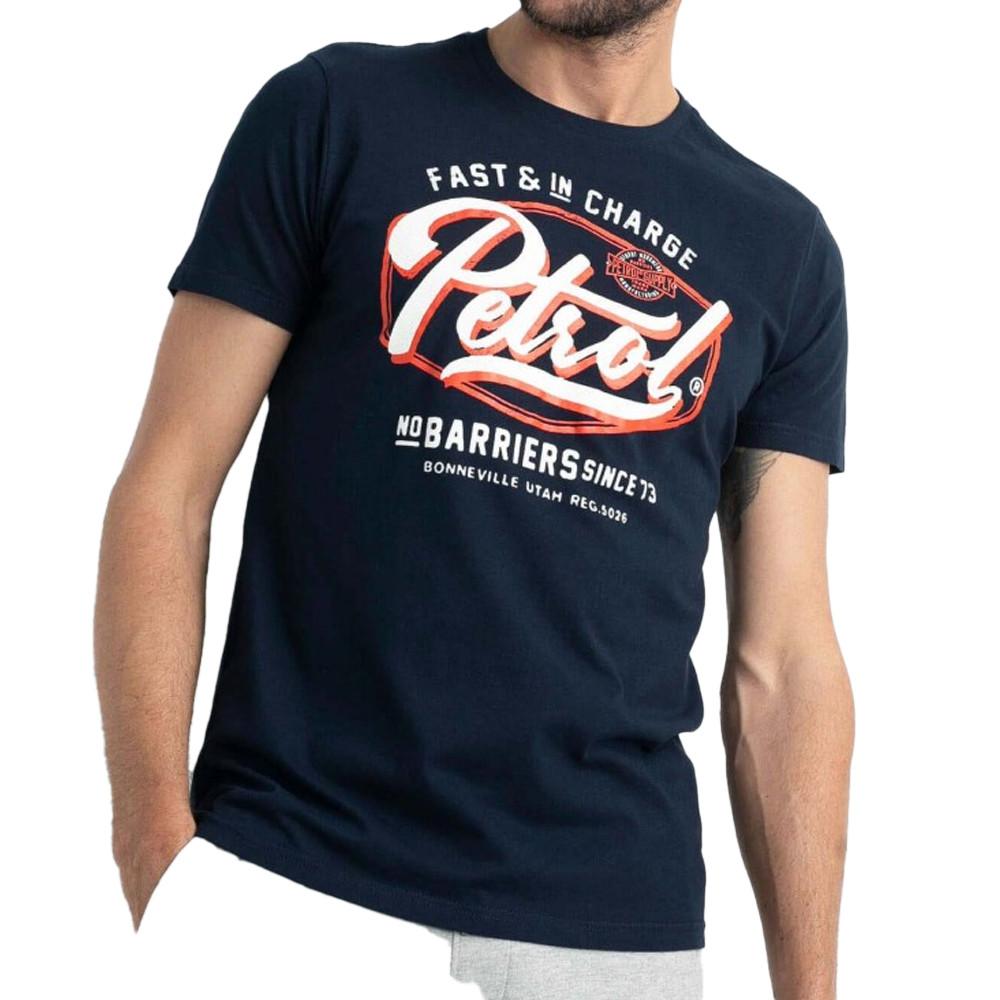 T-shirt Marine Homme Petrol Industries Classic TSR601 pas cher