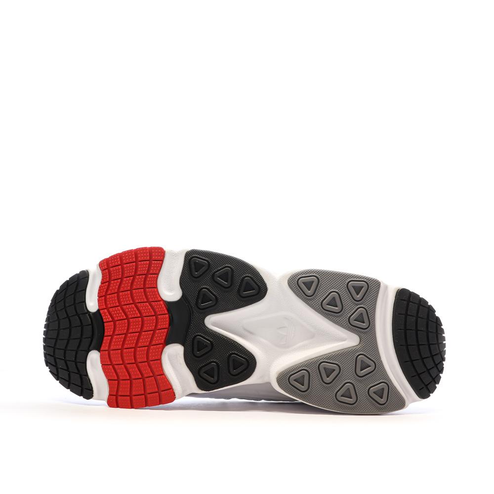 Baskets Blanches/Rouges Homme Adidas Ozmillen vue 5