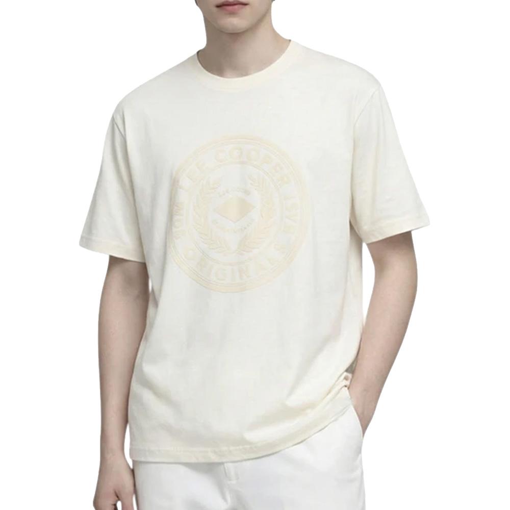 T-Shirt Blanc Homme Lee Cooper GLC2041 pas cher